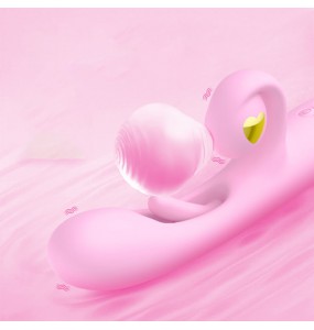 YHNB - Hollow Motion Vibrator Wand (Chargeable - Pink)